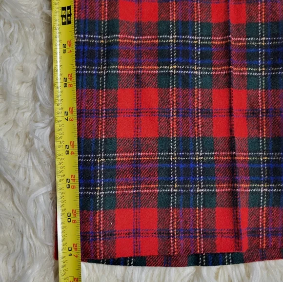 Pendleton Red and Black Dress Pants with Straight Leg Cut